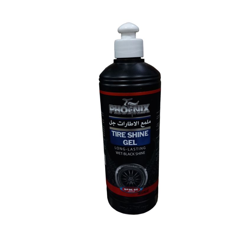 ژل براق کننده لاستیک خودرو فونیکس مدل wet_black حجم  500 میلی لیتر